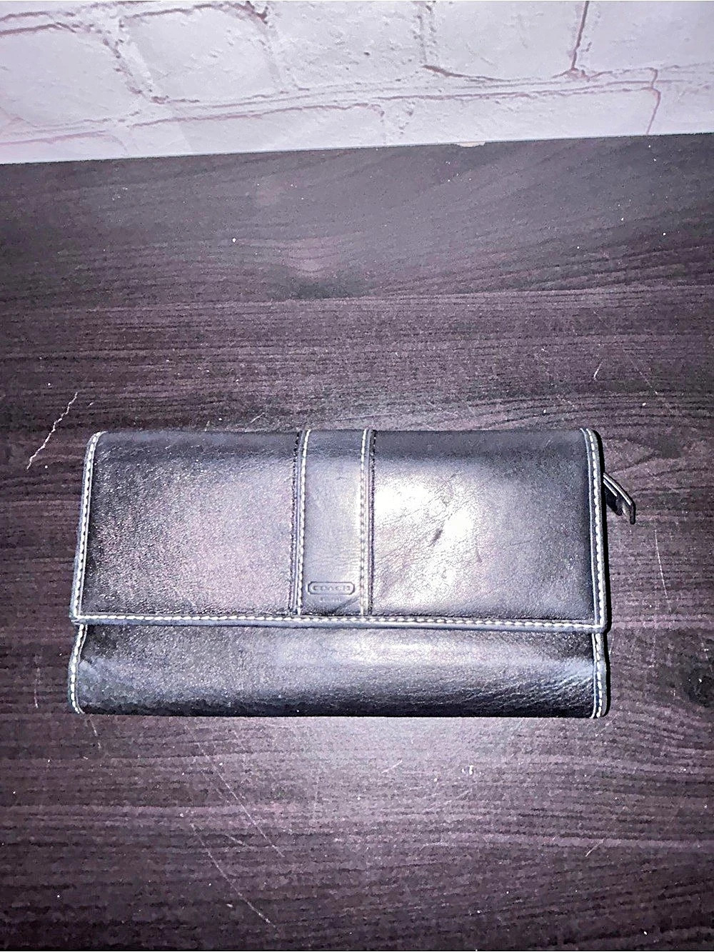 Coach Hampton tri-fold clutch wallet